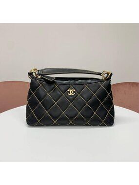 Chanel Wild Stitch CC Logo Shoulder Bag